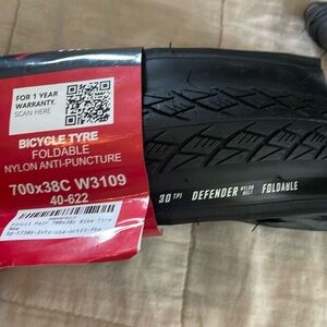 1 - Fincci 700x38c Foldable Bike Tires Roam, 40-622 1mm Antipuncture Protection